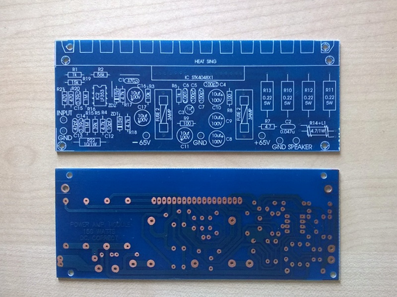 แผ่น PCB วงจร STK4048XI