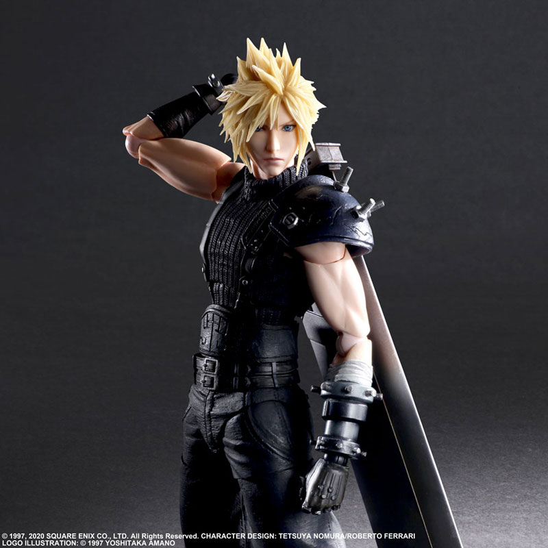 Final Fantasy VII Remake PLAY ARTS Kai Cloud Strife Version 2(In-Stock)