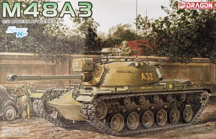 โมเดลรถถังจำลอง Dragon Models 1/35 DGM3546 M48A3