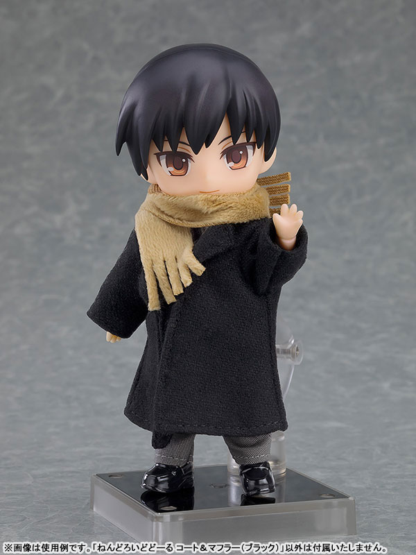 Nendoroid Doll Coat & Scarf (Black)(Pre-order)