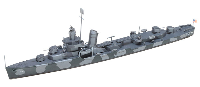 โมเดลเรือรบทามิย่า ขนาด 1/700 Tamiya TA31911 U.S. Navy Destroyer DD412 Hammann Kit