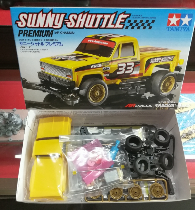 รถมินิ 4WD ทามิย่า ขนาด 1/32 Tamiya Mini 4WD TA95297 Truckin Sunny Shuttle AR Chassis