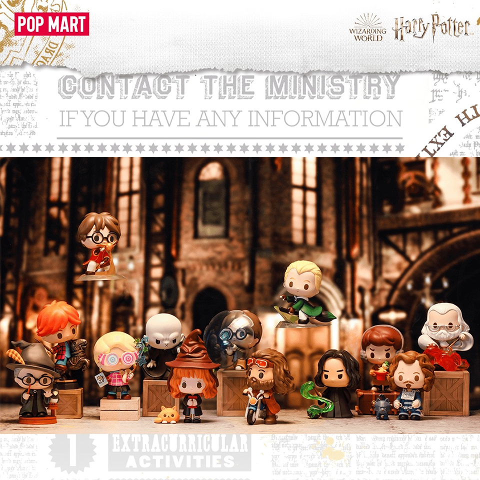 [ยกเซต12กล่อง] กล่องสุ่มฟิกเกอร์แฮร์รี่พอตเตอร์ รุ่นProps Series POP MART x Harry Potter คอลเลคชั่น3