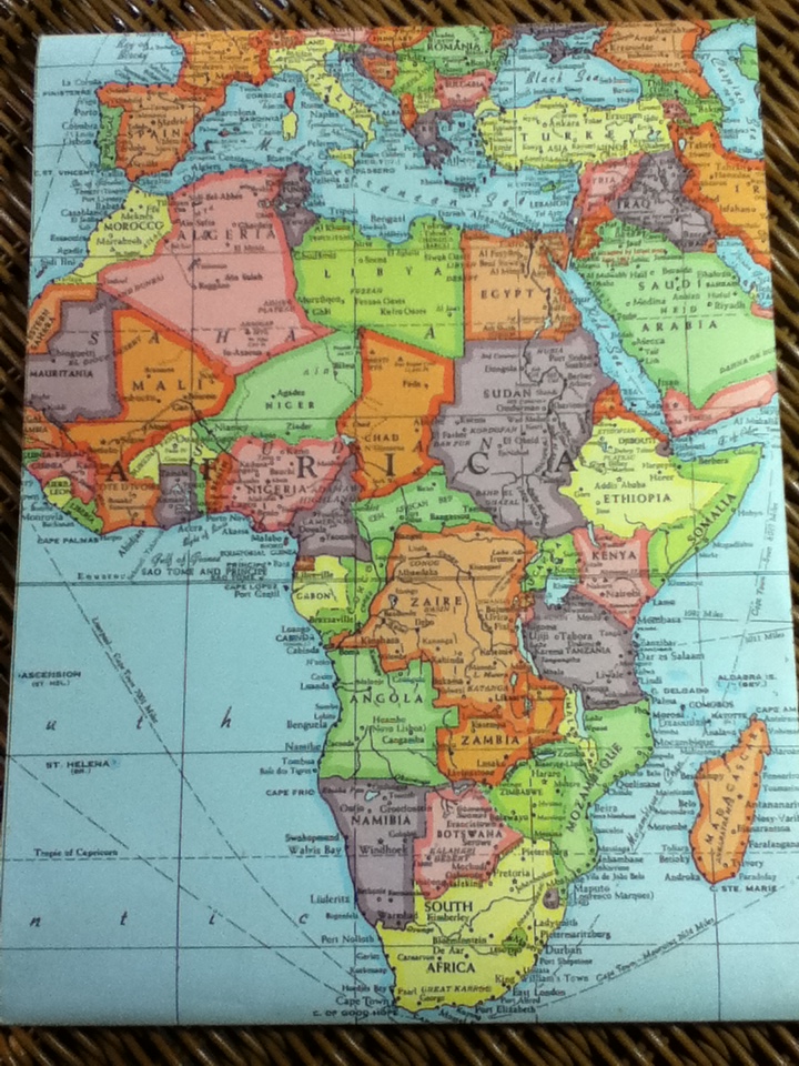 โปสเตอร์แผนที่โลก (ภาษาอังกฤษ) (หนังสือแถม)