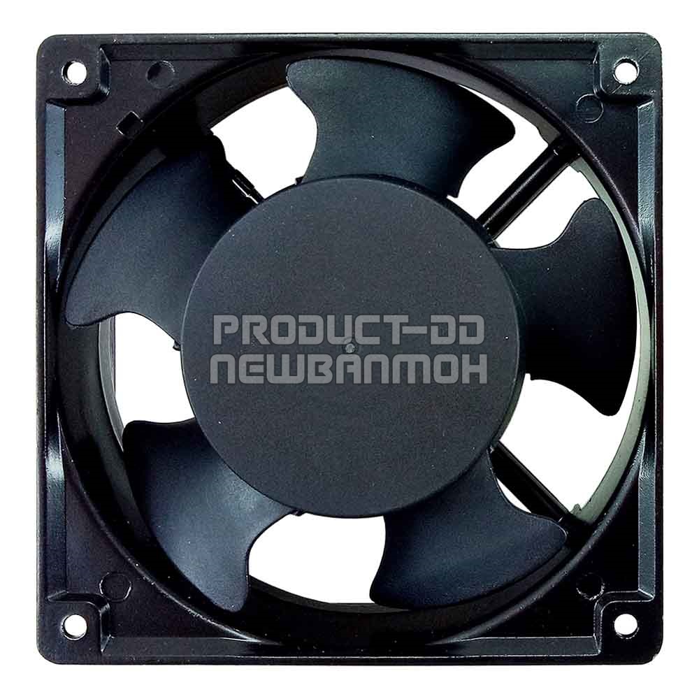 พัดลมระบายความร้อน AC 110V 12038HSL บุช Sleeve Bearing ขนาด 4.5 นิ้ว (12x12x3.8 ซม.)