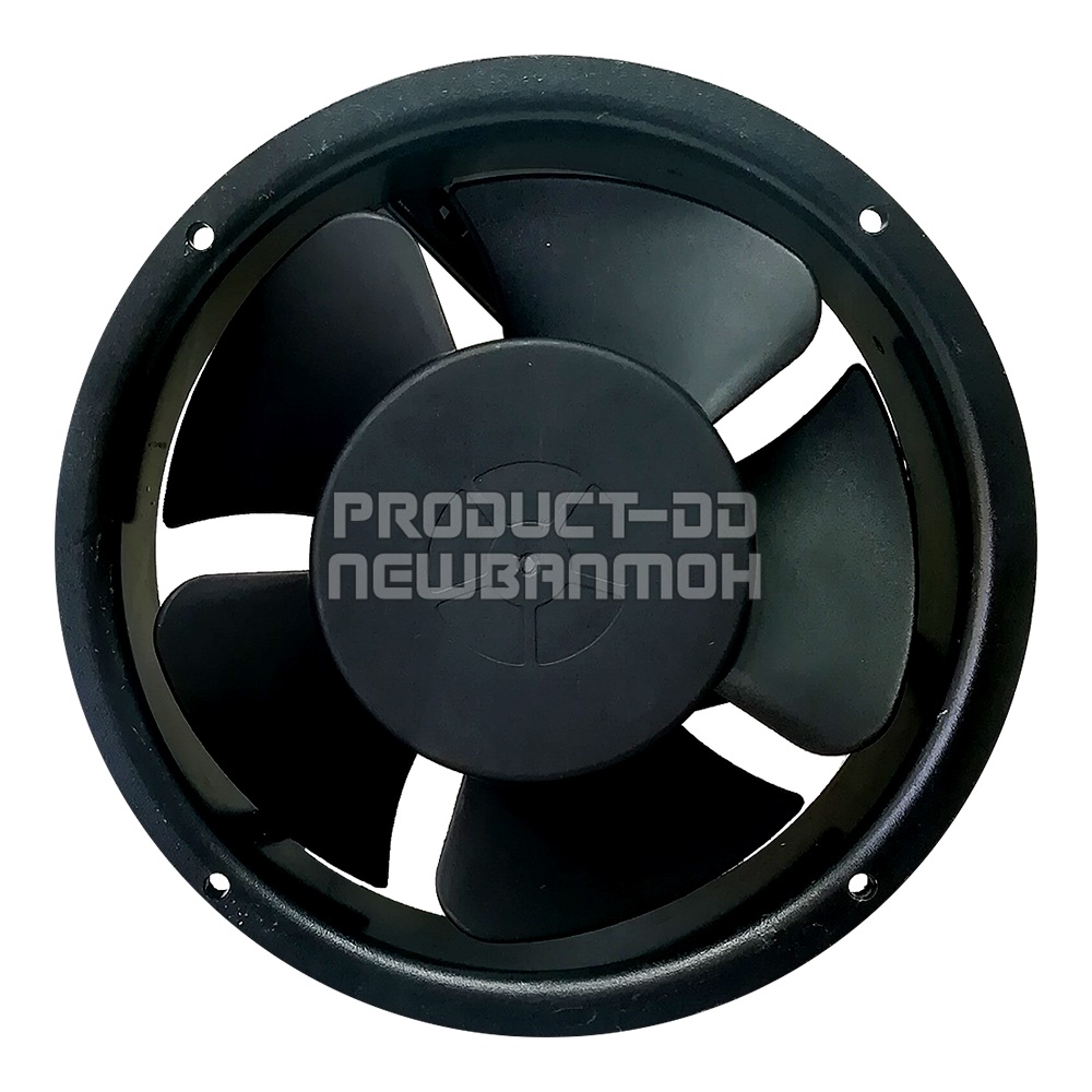 พัดลมระบายความร้อนแบบกลม AC 220V 17250HBL บอลแบริ่ง Balll Bearing ขนาด 6 นิ้ว (17x17x5 ซม.)