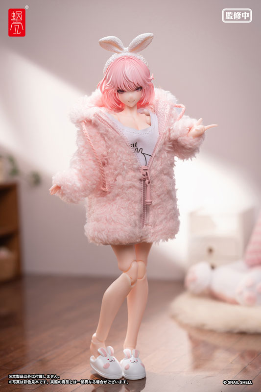 "G.N.PROJECT" Option Costume Teddy Bear Coat (Light Pink Ver.) (DOLL ACCESSORY)(Provisional Pre-order)