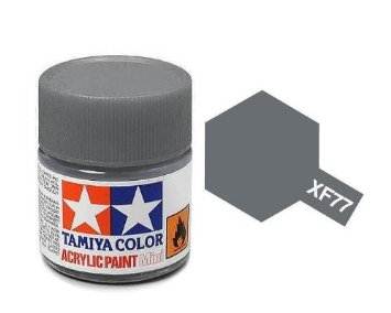 สีทาโมเดลสูตรน้ำอะคริลิกทามิย่า Tamiya Acrylic XF-77 IJN Gray (10 ml)