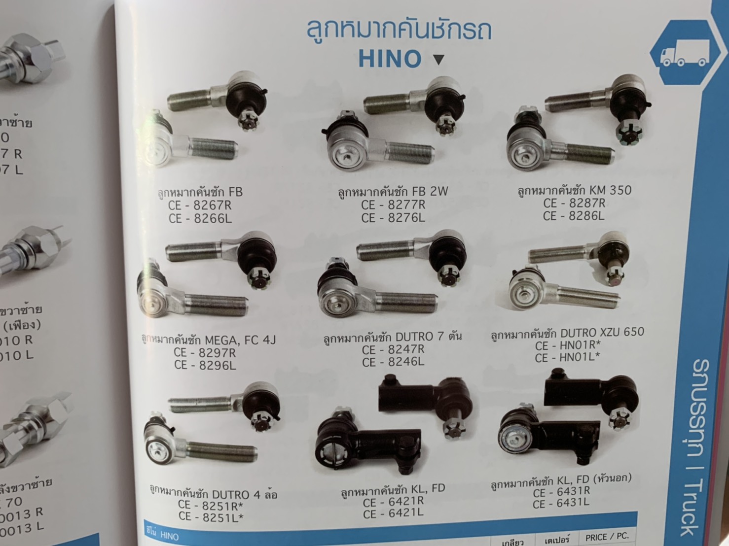ลูกหมากคันชักรถบรรทุก HINO