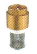 CAST BRASS SPRING FOOT VALVE 4 INCH, KISTLER, FV-1010