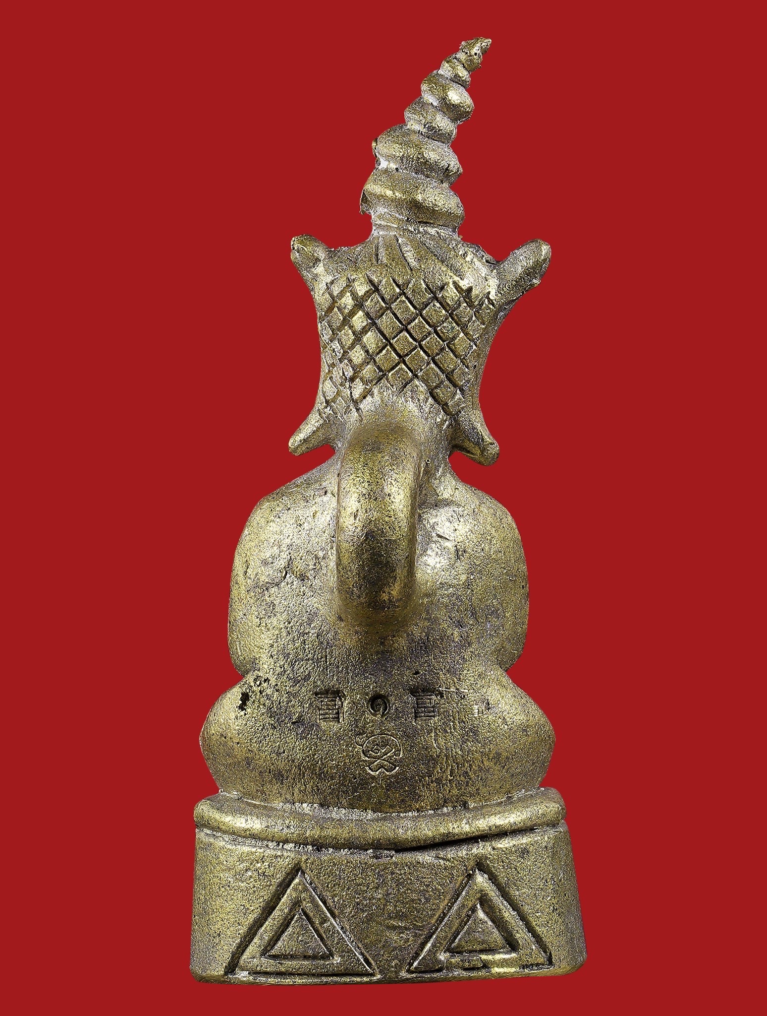 พญางั่งมหามนตราจันทร์เสี้ยว (เนื้อปรอทหุงสำเร็จ) Supreme Mantra Crescent Moon Ngang. (supreme mercury material) SKU-04040