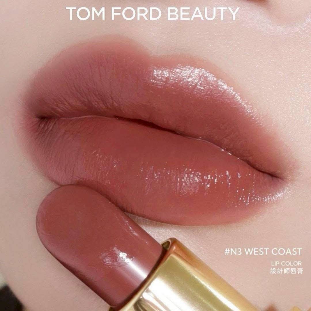 Tom Ford Lip Color Rouge a Levres 3 g. สี N3 West Coast (Limited Rose Exposed) ( ป้าย King คะ )
