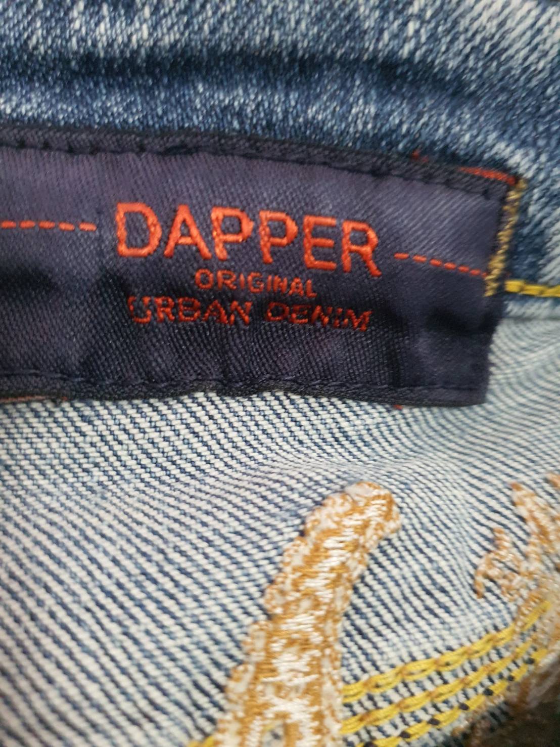 FF06460 กางเกงยีนส์ มือสอง แบรนด์ DAPPER เอว 28-29 นิ้ว