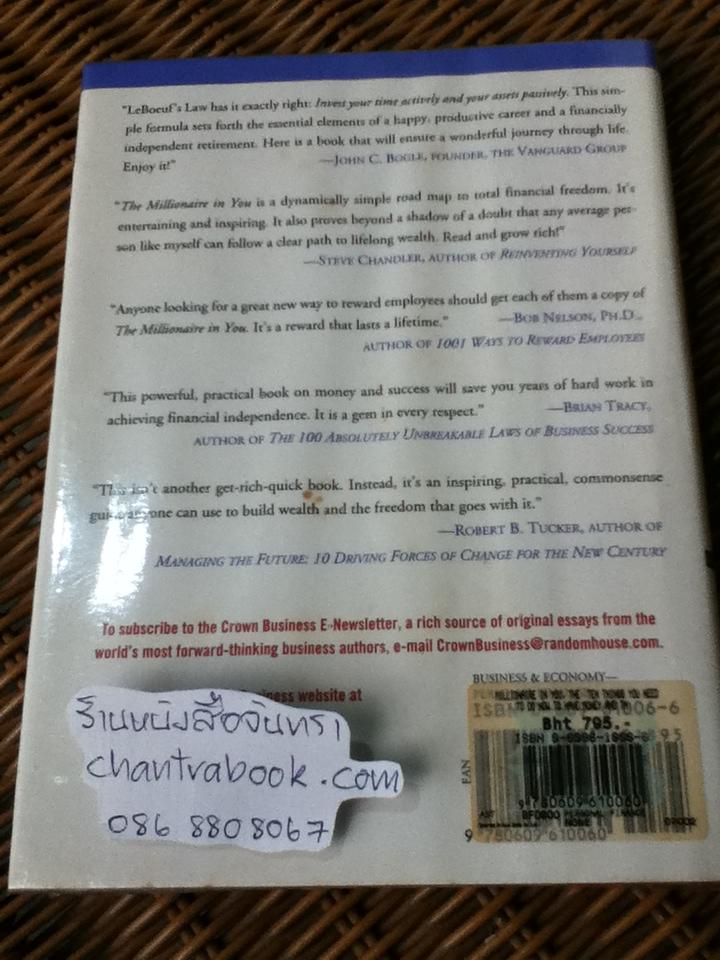 THE MILLIONAIRE IN YOU/ Michael LeBoeuf, Ph.D.