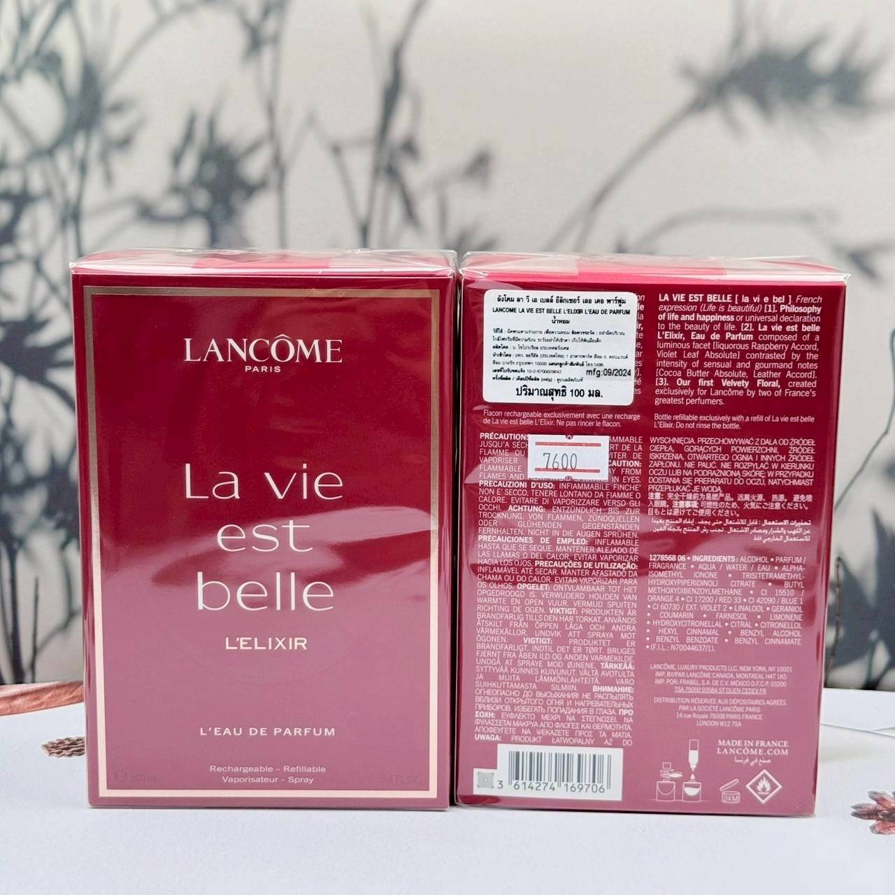 LANCOME LA VIE EST BELLE L'ELIXIR DE PARFUM 100 ml. ( สคบคะ )