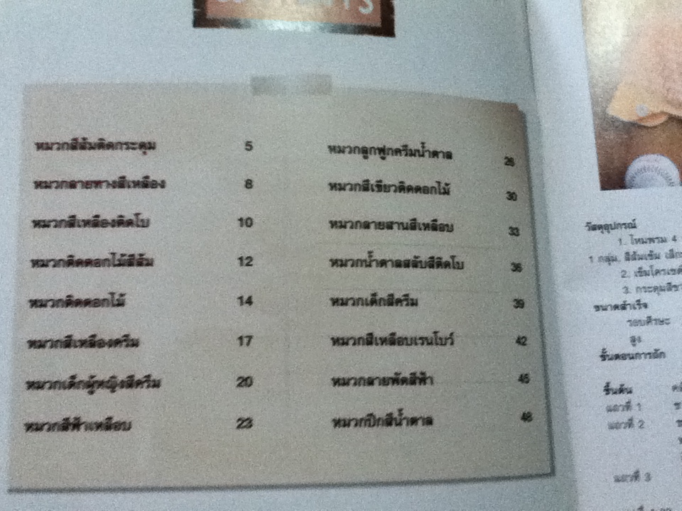 หลากหลาย ลายหมวก