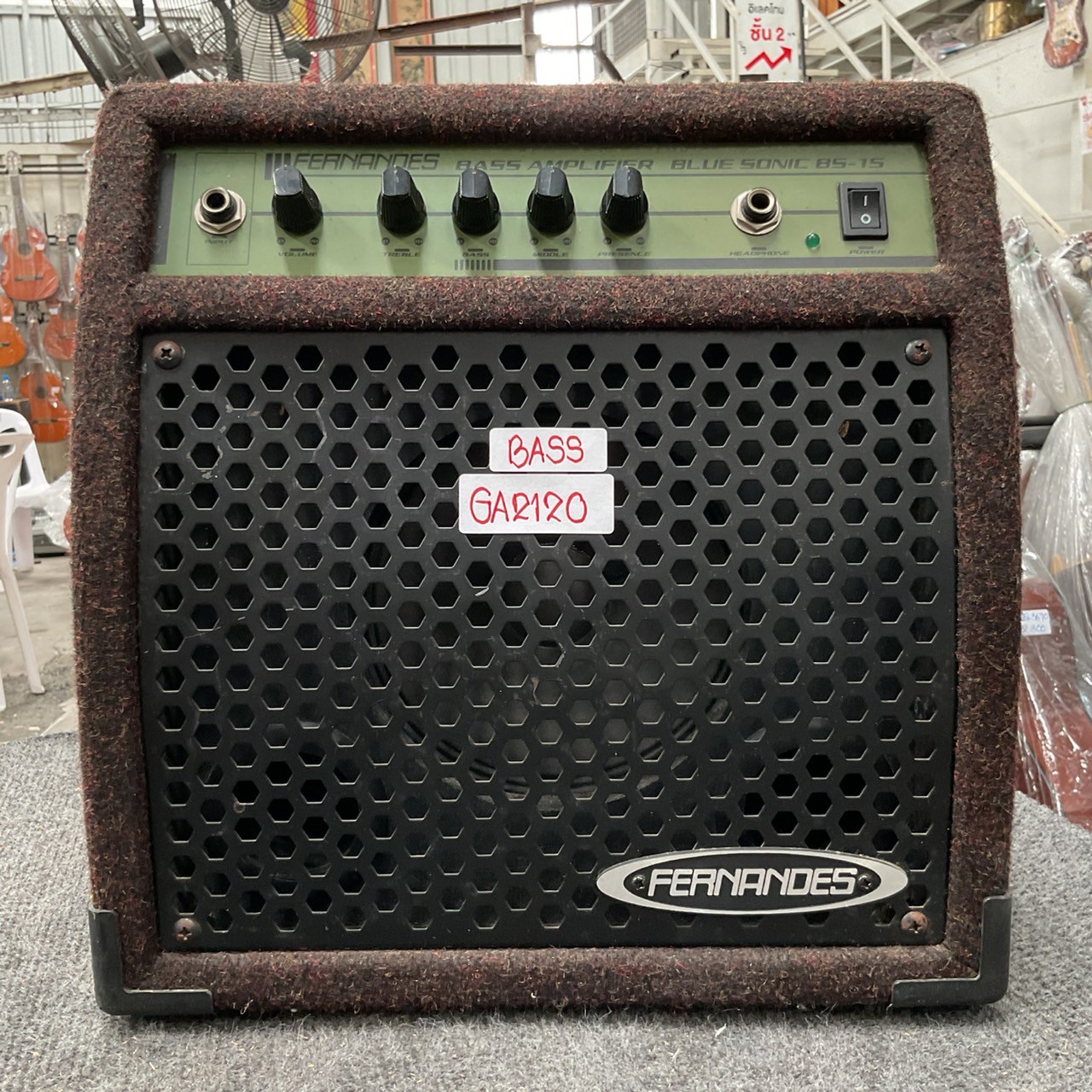 แอมป์เบส FERNANDES : BLUE SONIC BS-15