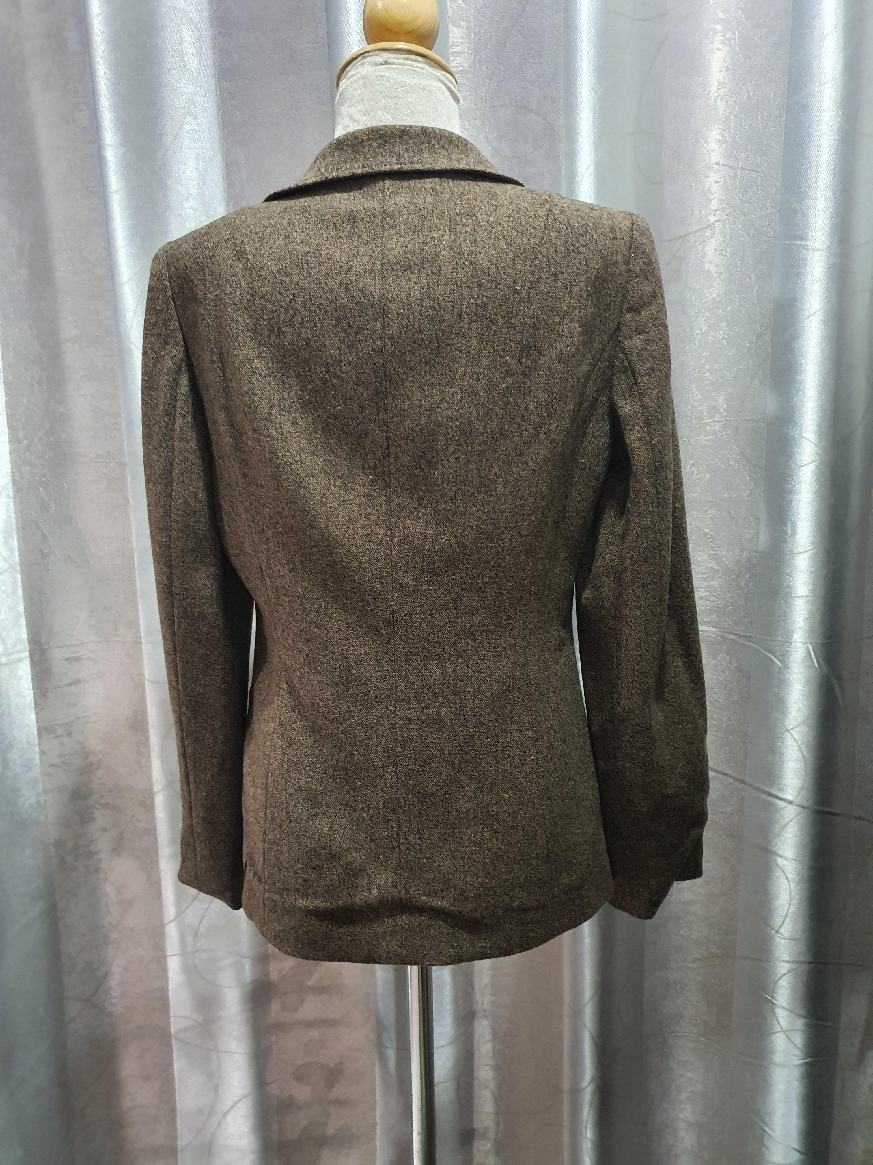 FF01957 เสื้อสูท สีน้ำตาล แบรนด์ PIERRE CARDIN อก 36 นิ้ว