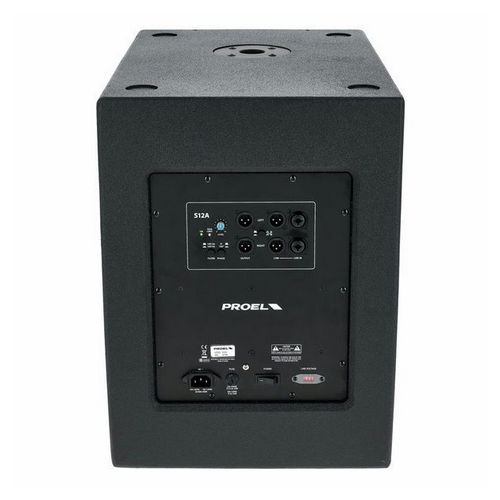 Proel S12A Subwoofer Active ลำโพงซับวูฟเฟอร์ 12 นิ้ว มีแอมป์ในตัว