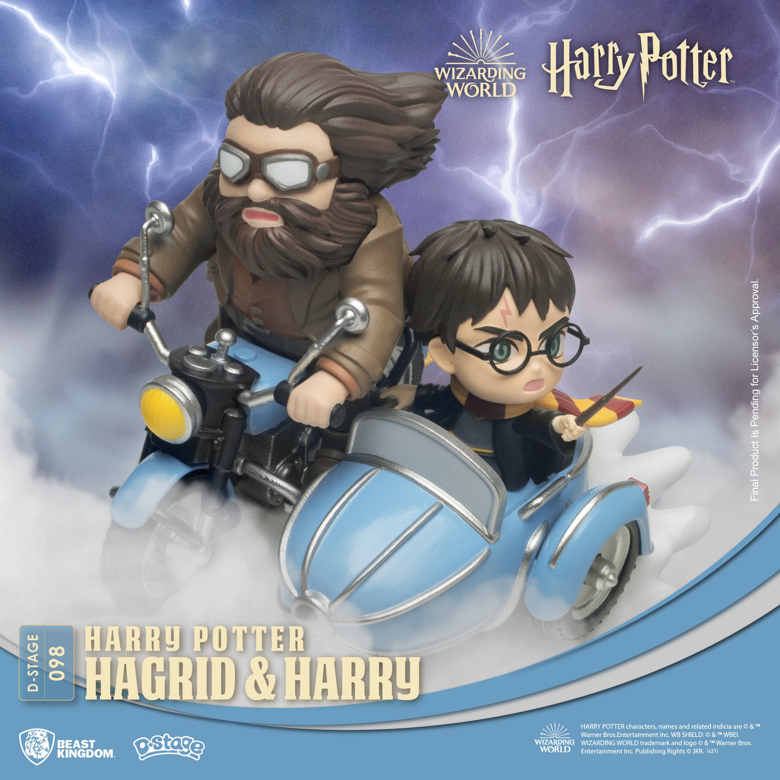 Hagrid and Harry D-Stage Figure Statue Beast Kingdom x Harry Potter