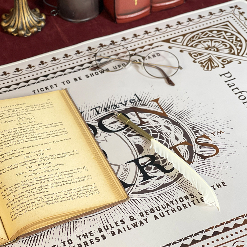 [Pre-Order] Harry Potter Hogwarts Express Train Ticket Desk Mat แผ่นรองโต๊ะ