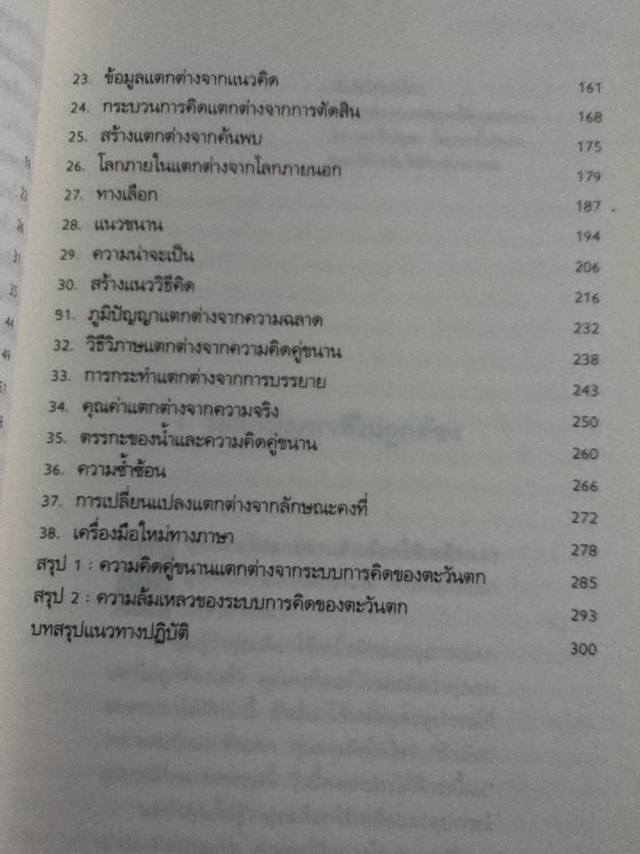 ความคิดคู่ขนาน/ เอ็ดเวิร์ด เดอ โบโน
