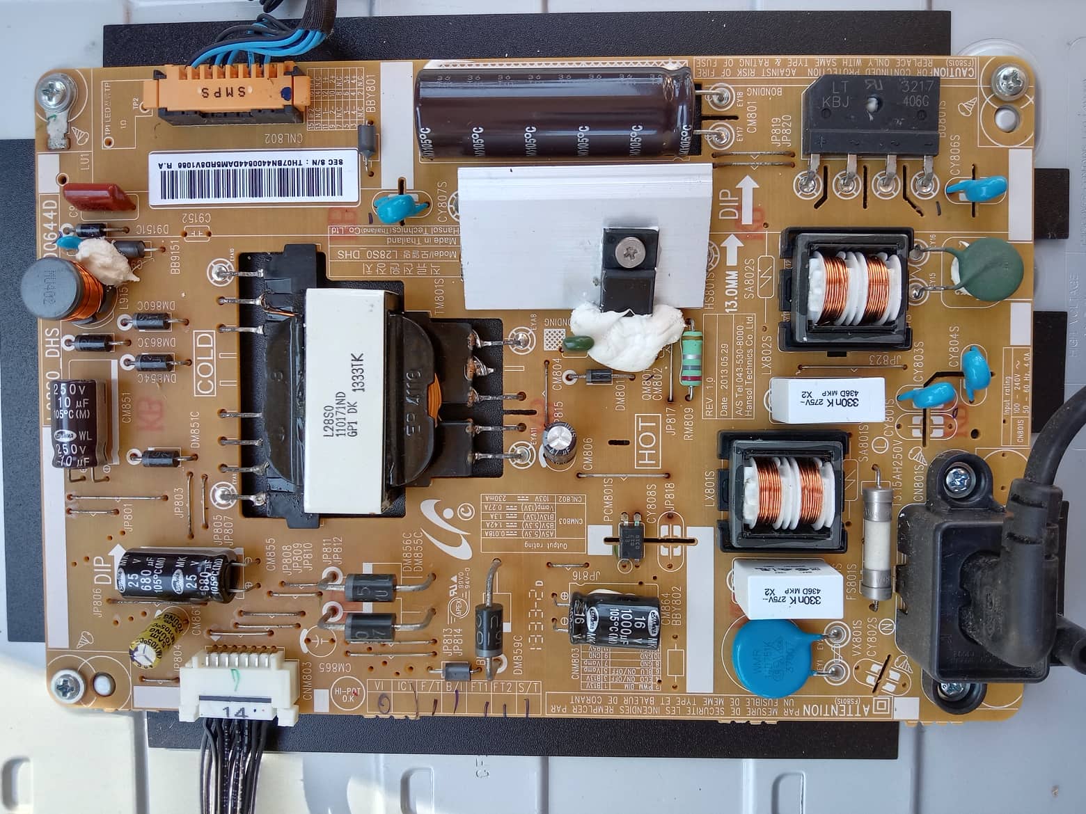 บอร์ดซัพพลายซัมซุง UA28F4000AR