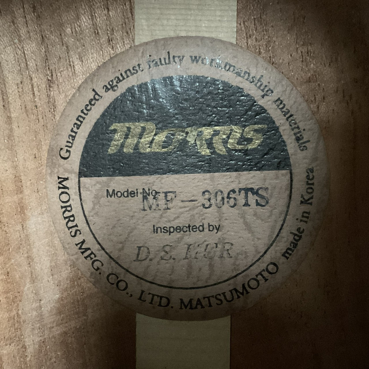 กีต้าร์โปร่ง MORRIS : MF-306TS