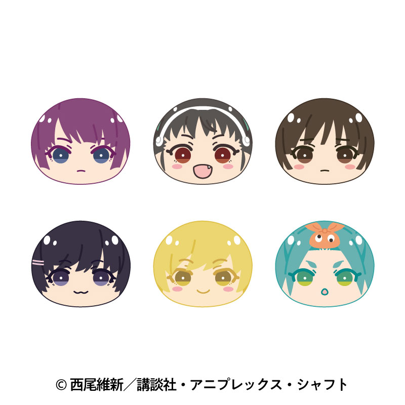 Monogatari Series Omanjuu Niginigi Mascot 6Pack BOX(Pre-order)