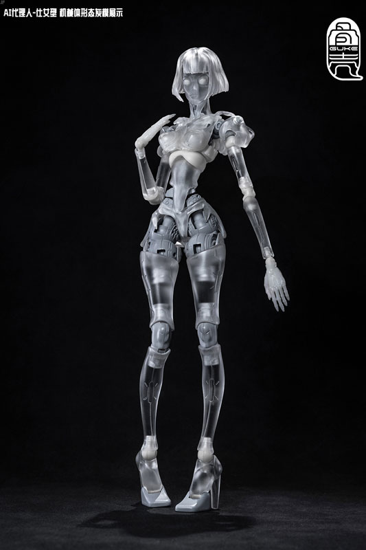 GK01FEC1 AI Agent Servant Type C1 Transparent Ver. 1/12 Scale Posable Figure Body(Provisional Pre-order)