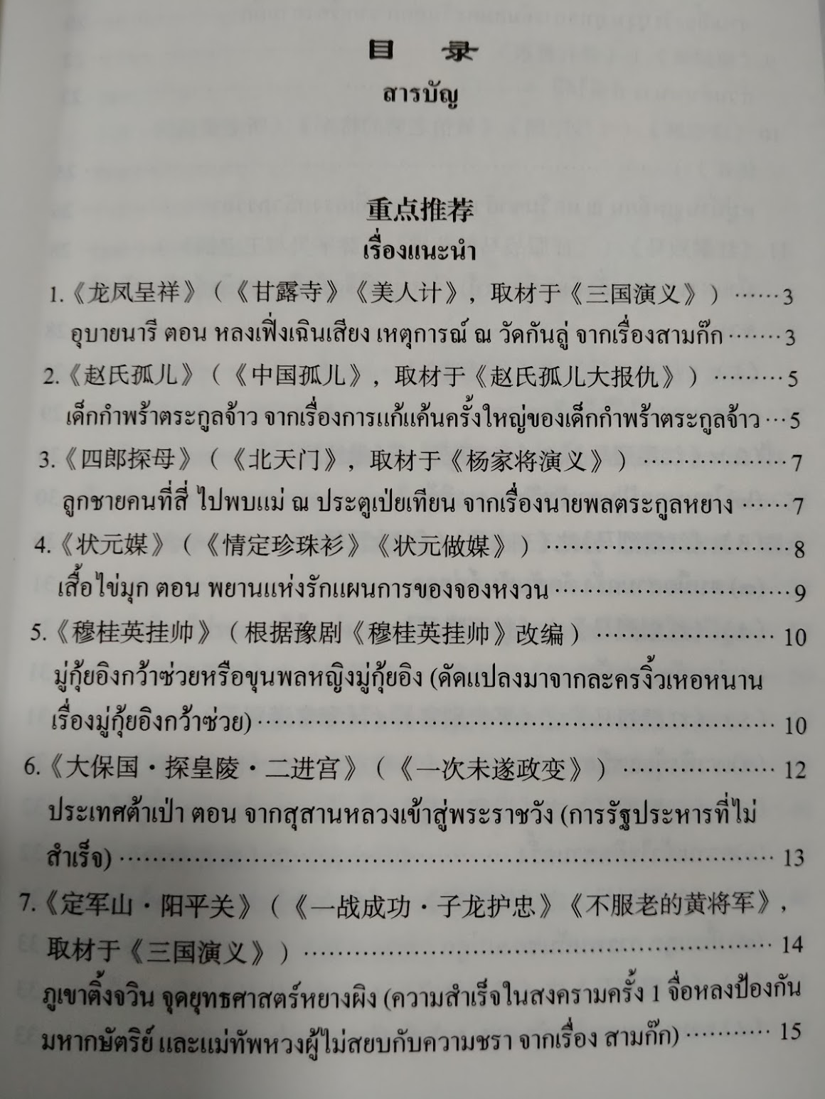หนังสือบทละครย่ออุปรากรจีนปักกิ่งคลาสสิก 100 เรื่อง 北京京剧百部经典剧情简介标准译本