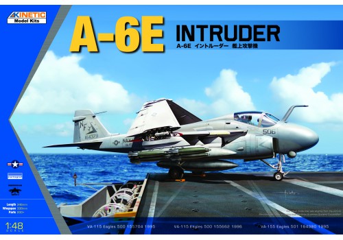 โมเดลเครื่องบินรบ Kinetic Model 1/48 KI-K48023 A-6A/E Intruder