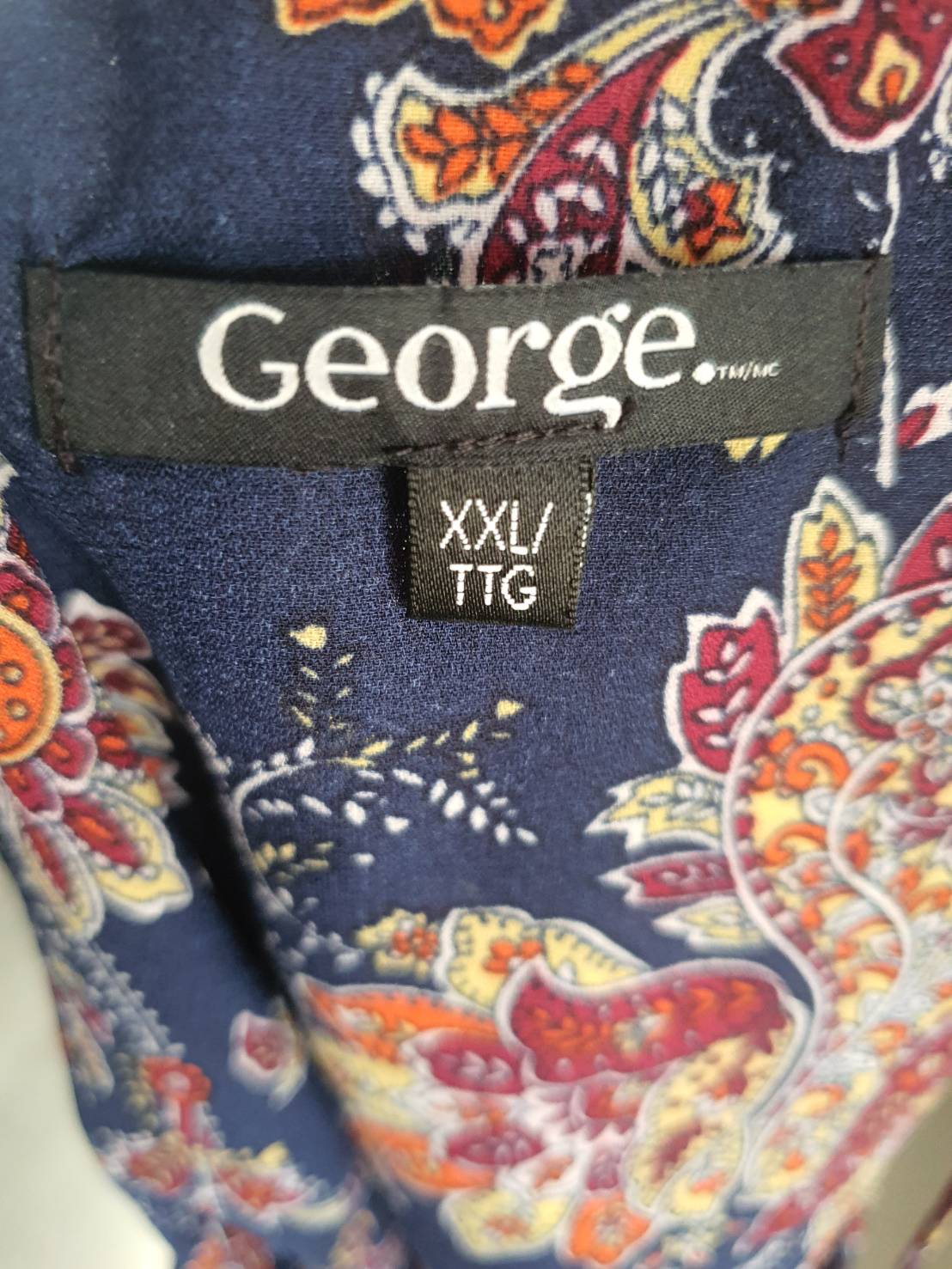 FF05811 เสื้อผ้าชีฟอง สาวอวบ สายเดี่ยว มือสอง แบรนด์ George อก 44 นิ้ว