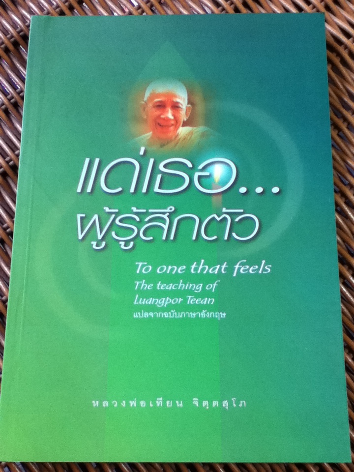 แด่เธอ..ผู้รู้สึกตัว/ หลวงพ่อเทียน จิตฺตสุโภ (หนังสือแถม)