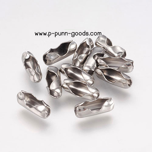 ตัวล็อคโซ่ไข่ปลา 2- 2.5 มม. (Stainless Steel) สแตนเลส