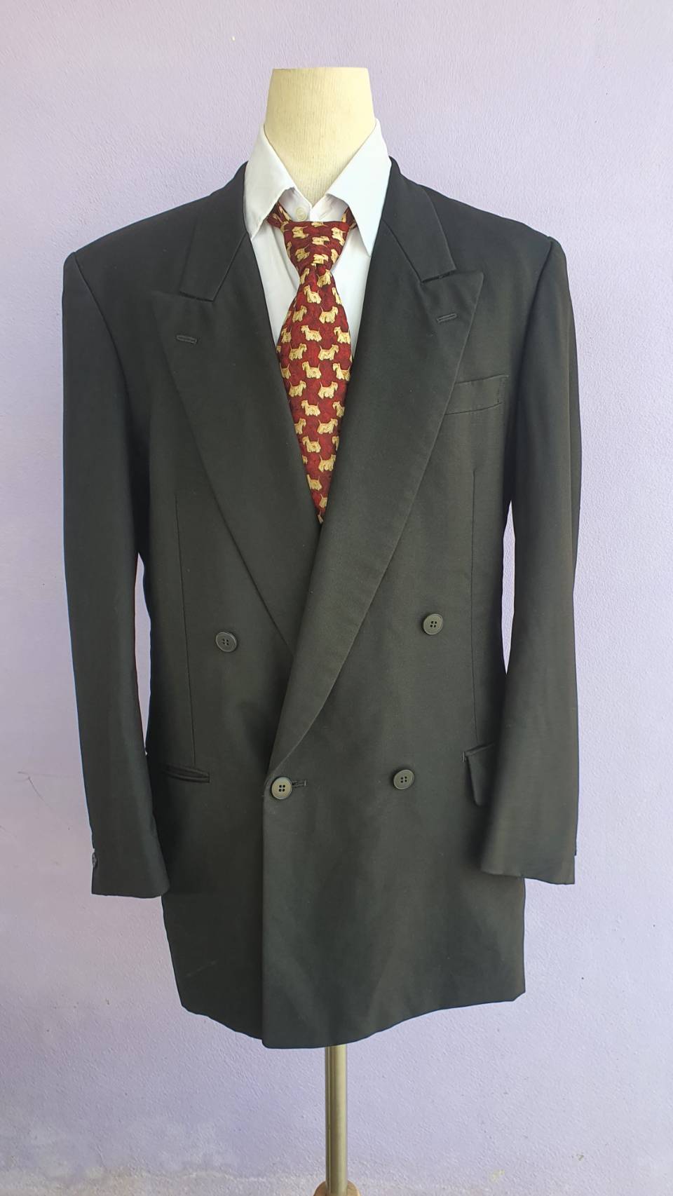 SUIT C0004 เสื้อสูท สีดำแบรนด์ มือสอง ultra black tyioni อก 42 นิ้ว
