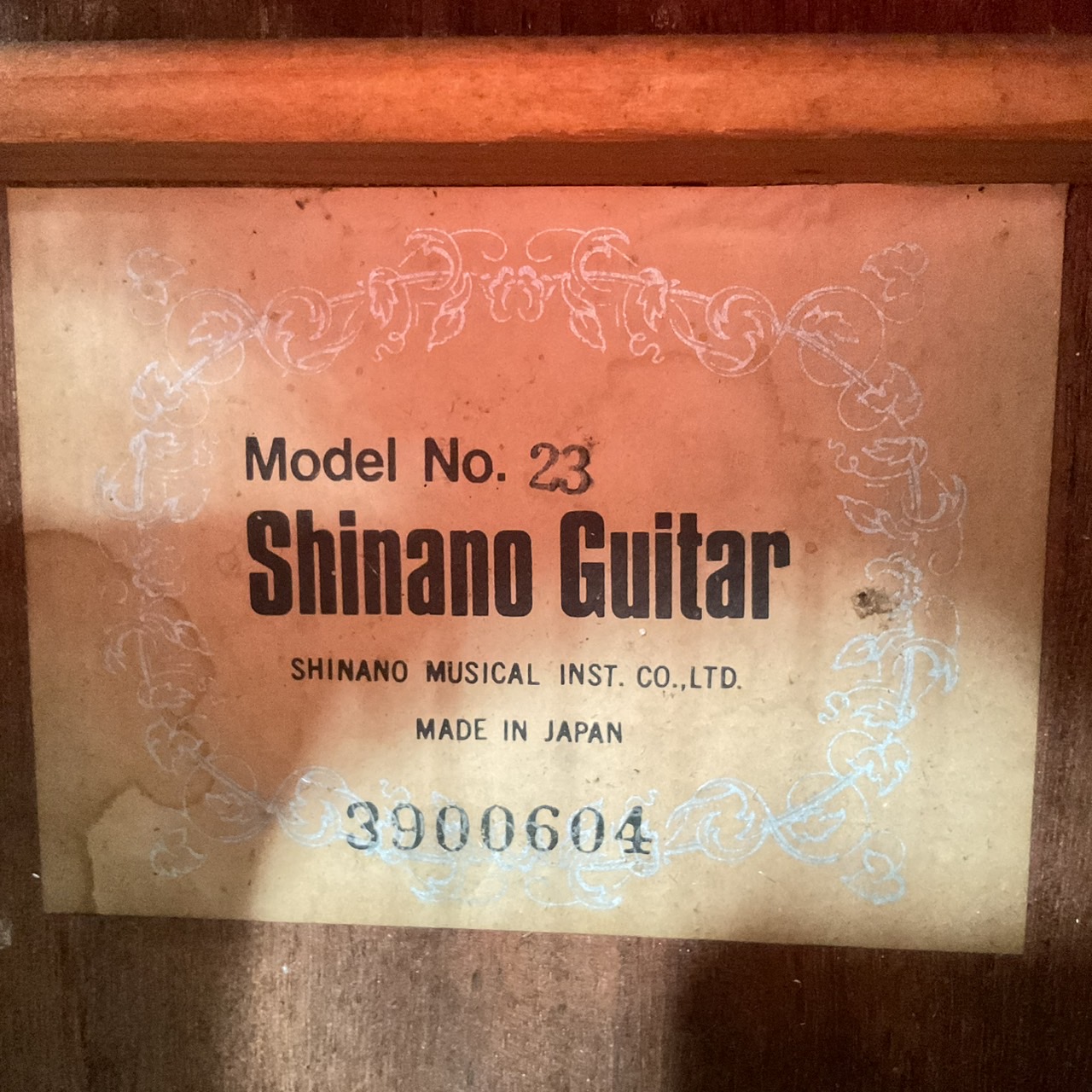 กีต้าร์คลาสสิค Shinano : No.23