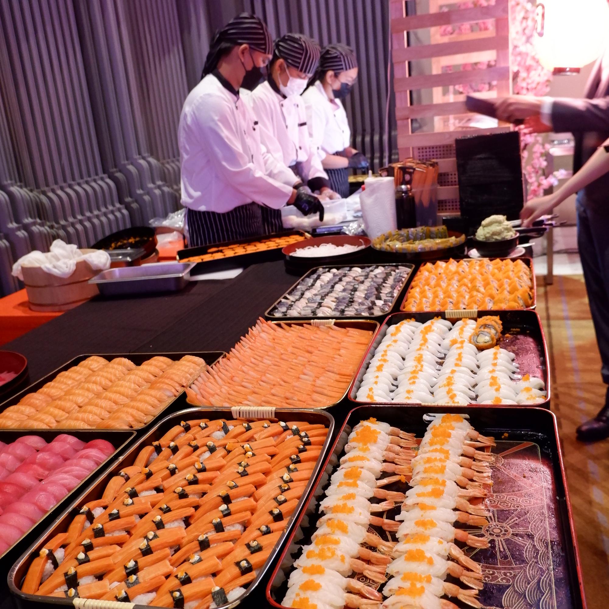 รับจัดเลี้ยงอาหารญี่ปุ่น งานแต่งงาน ณ โรงแรมโซ แบงคอก