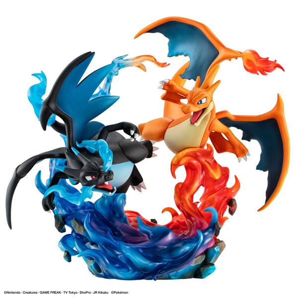 G.E.M. EX Series Pokemon Mega Charizard X & Mega Charizard Y Complete Figure(Pre-order)