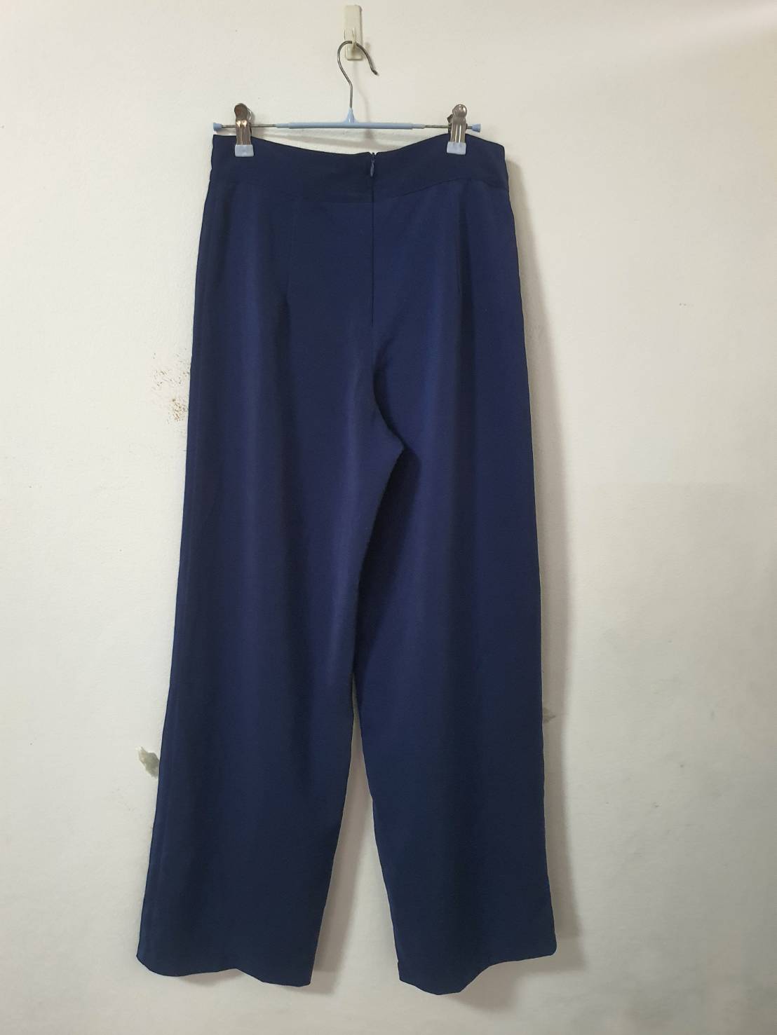 FF06406 กางเกงผ้ามือสอง สีน้ำเงิน CHLOE SIZE L เอว 28 นิ้ว