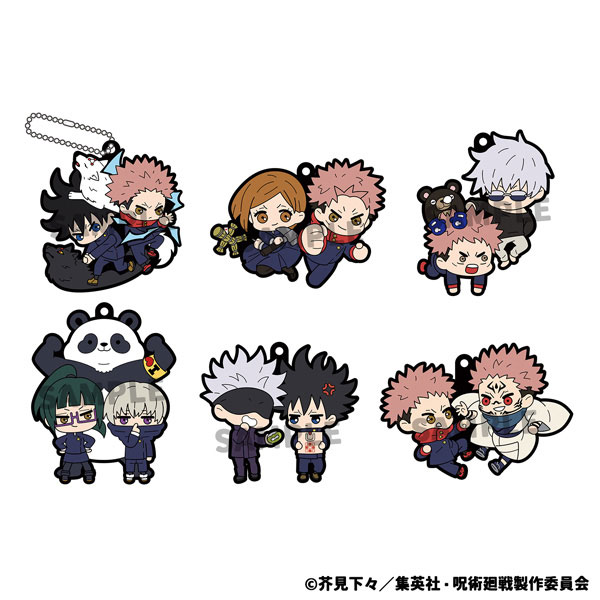 Rubber Mascot Buddy Colle Jujutsu Kaisen 6Pack BOX(Pre-order)