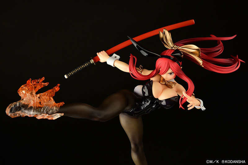FAIRY TAIL Erza Scarlet High Kick ver. Black Bunny 1/6 Complete Figure(Pre-order)(Single Shipment)
