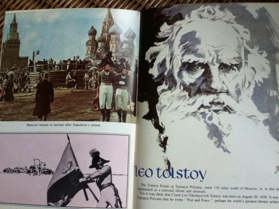 Leo Tolstoy's WAR and PEACE Videocassette Souvenir Program