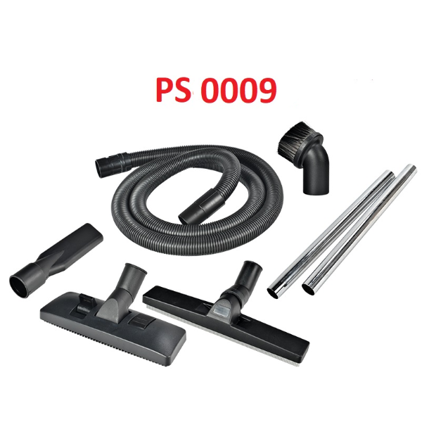 PS0009 อุปกรณ์เครื่องดูดฝุ่น Set 01 สำหรับความจุ 30-70 ลิตร ขนาดติดตั้งหัวแปรง 35.5 มม.