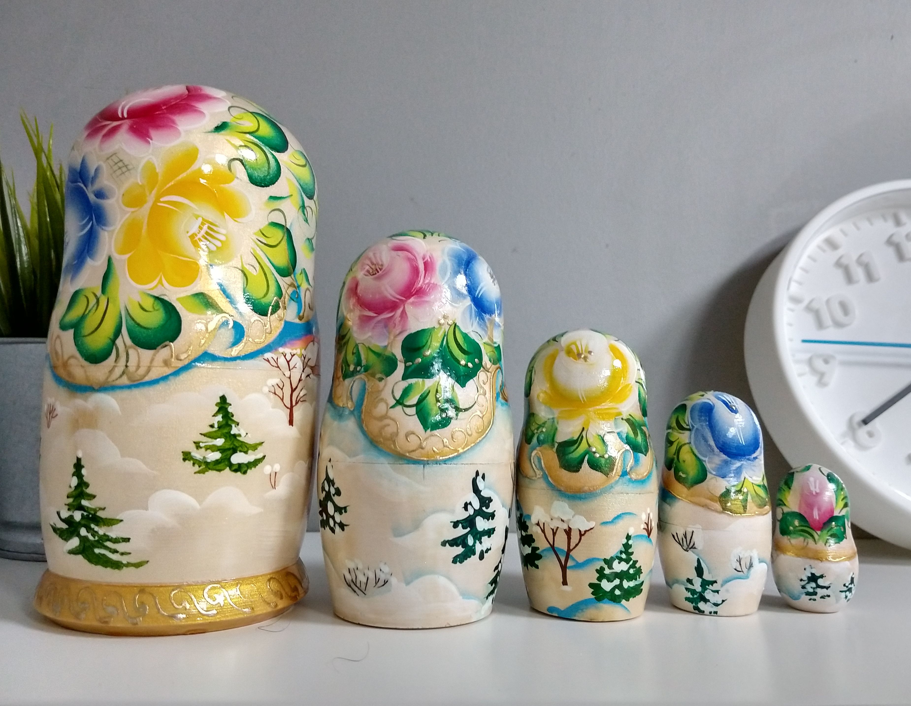 ตุ๊กตาแม่ลูกดก (Matryoshka) - Premium Doll From Russia With Love "Winter"