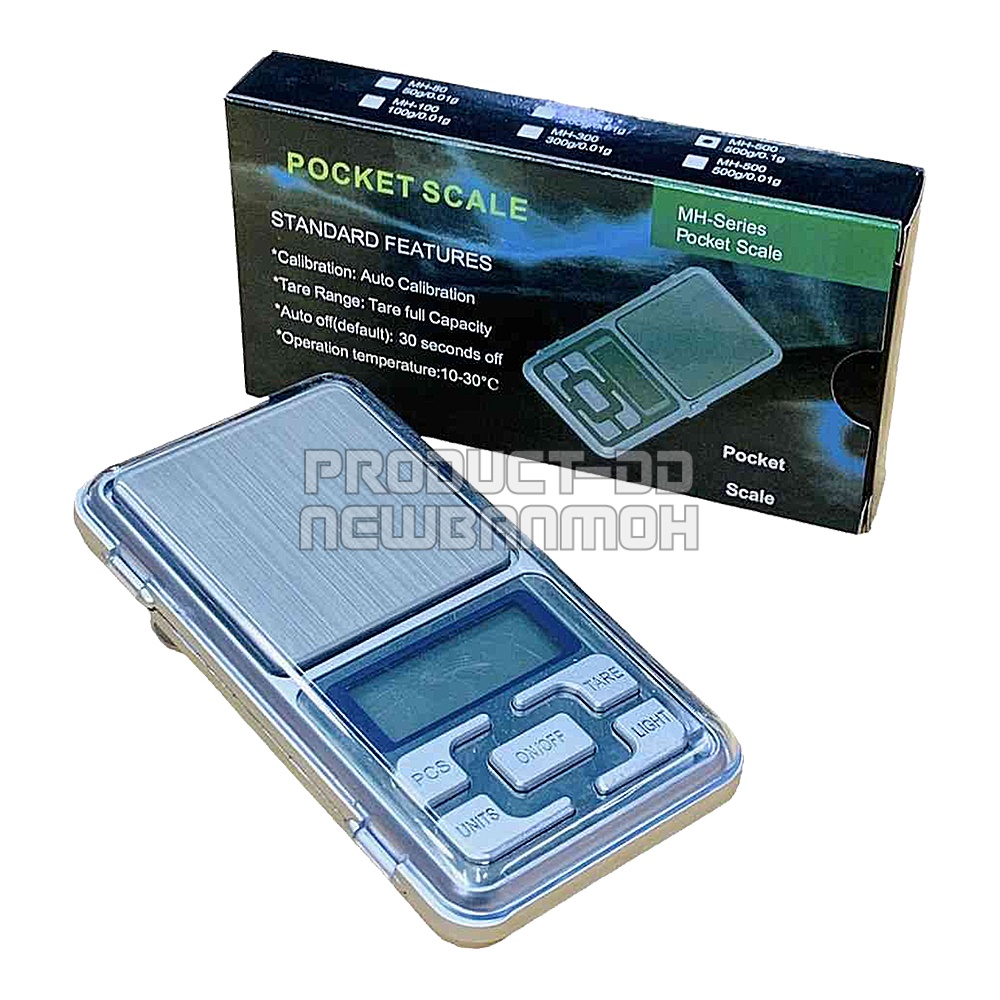MH-500 เครื่องชั่งดิจิตอล แบบพกพาขนาดเล็ก ชั่งน้ำหนัก 0-500 กรัม