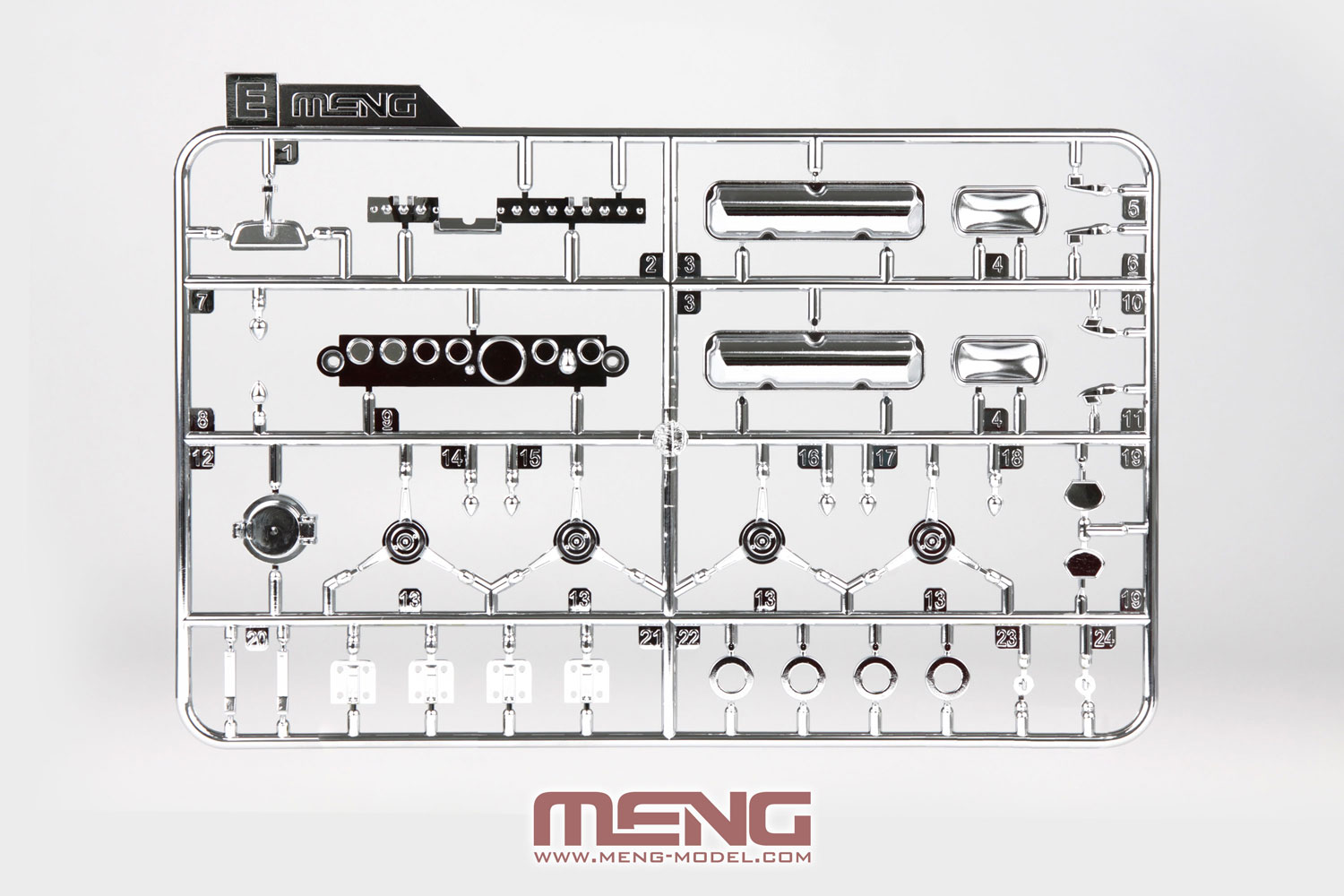 โมเดลรถสปอร์ต MENG RS-002 1/12 Ford GT40 Mk.II ’66 Sport Car Classic