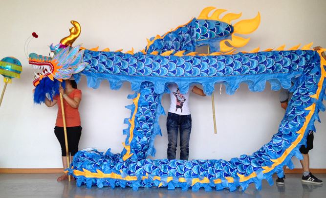 เชิดมังกร มังกรสำหรับเด็ก นักเรียน สำหรับการแสดงเชิดมังกรเบอร์ห้า 5号学生龙儿童舞龙 Dragon No. 5 for Children or Students Perform Dragon Dance