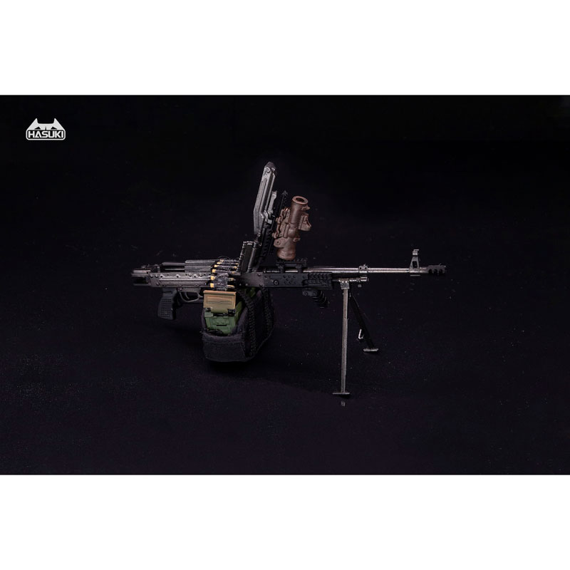 WM-05A Regular Machine Gun Set Metal Black 1/12 Action Figure Complete Model Option Part(Pre-order)
