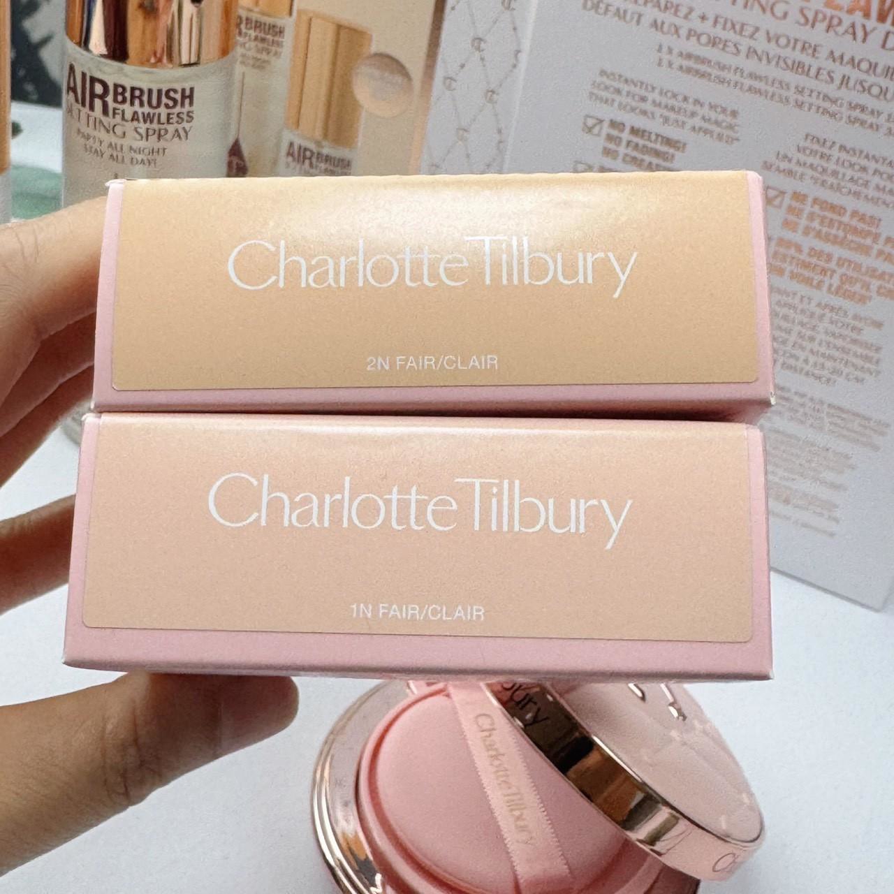 CHARLOTTE TILBURY PILLOW TALK BEAUTIFYING CUSHION FOUNDATION ( แบบรีฟิลได้ ) 12 g. ( มีสีให้เลือกคะ )